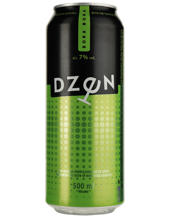 Напій Dzen Bora Bora с/а газ. 7% 0.5 л з/б